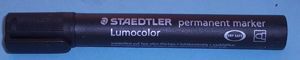 STAEDTLER         352-9             MARKER, BLK, BULLET TIP, PK10