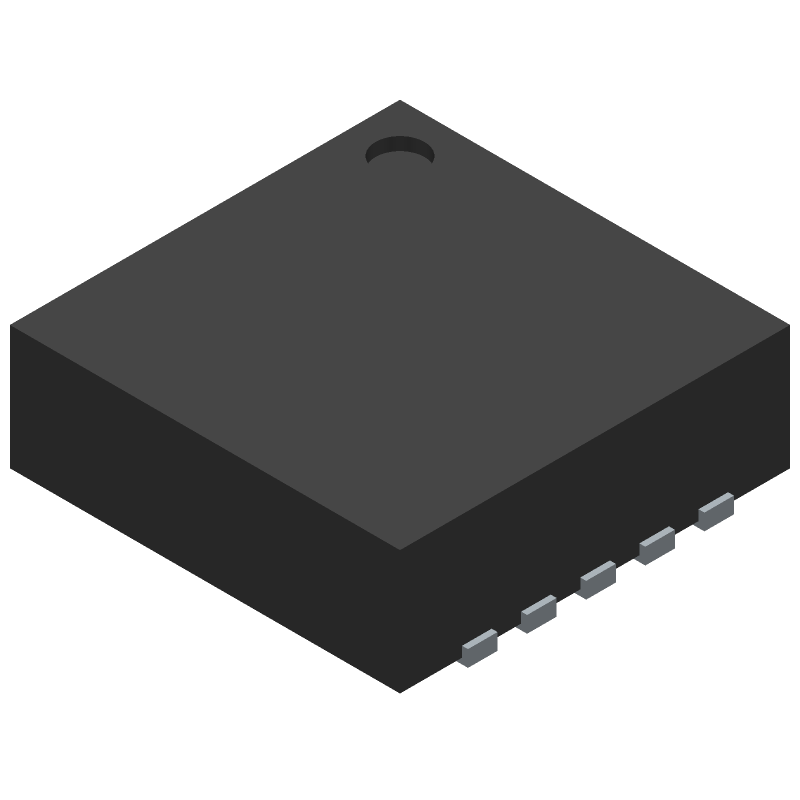 Fixed Positive LDO Regulator, 5V, 0.48V Dropout, PDSO10, TSON-10
