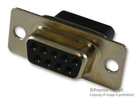 ITW MCMURDO   DEC9S   D Sub Connector Housing, Standard/Budget/Crimp Series, D Sub, DE, Receptacle, 9 Ways, Metal Body