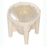 LENS,MEDIUM BEAM,W/WHITE HOLDE FOR XLAMPS & XR-E LEDS,F/CREE