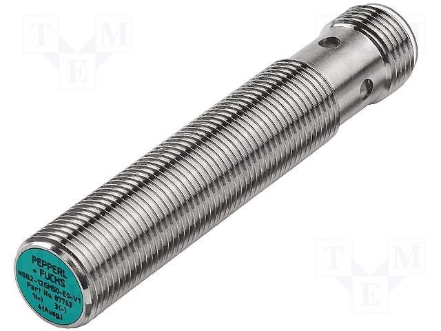 Inductive sensor 4 mm PNP, make contact  Plug M12 10. . .30 VDC -25. . .+70 °C, NBB4-12GM50-E2-V1, Pepperl+Fuchs