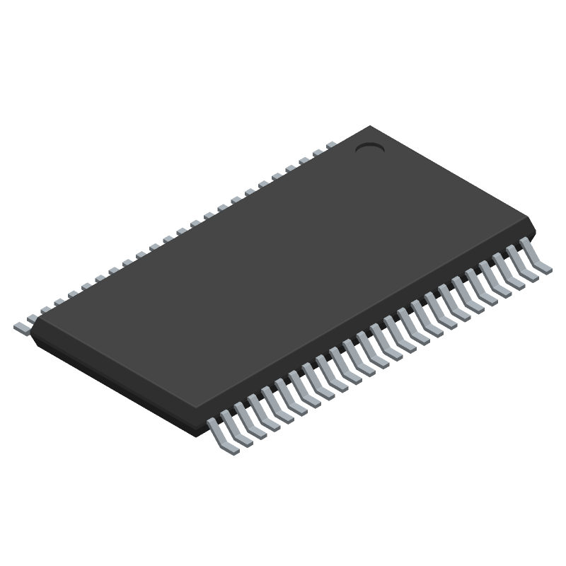 8-Ch Unidirectional Interface IC, TSSOP-48, Surface Mount