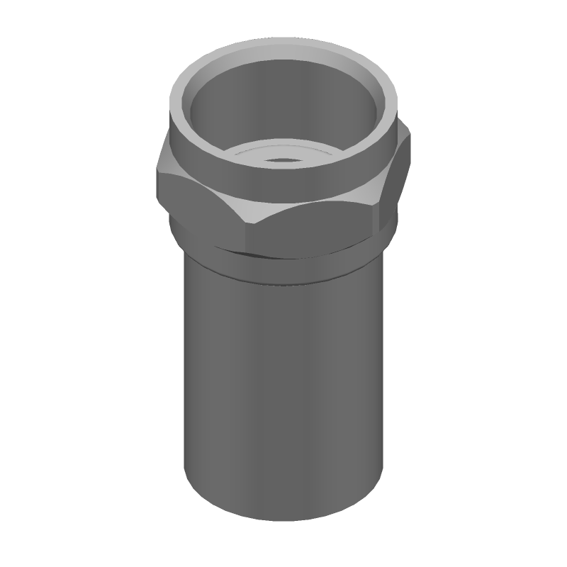 F Type Straight Plug 75 Ohm RF Connector, 2GHz, Male