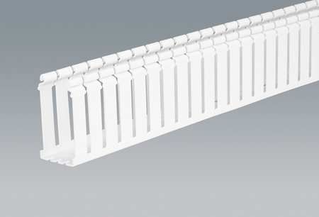 Wire Ducting Slotted Hinged Duct PVC2"X3"X6'White
