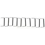 0.75 Black Pre-Formed 22AWG Jumper Wires