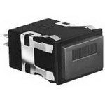 Switch Push Button N.O. DPST Rectangular Button 10A 250VAC 30VDC Alternate Contact Quick Connect/Solder Panel Mount