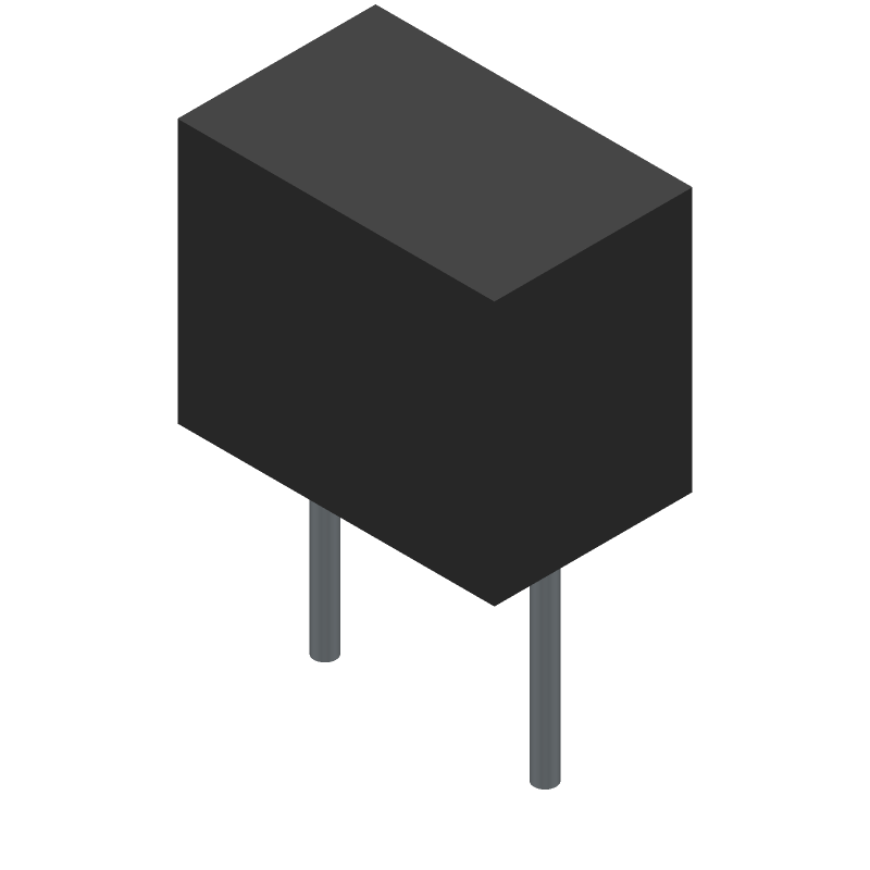 33pF 1kV PP Film Capacitor, 5% Tol, Radial, 5mm Pitch
