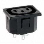 15A 250V 3 Pos Card Edge Connector, Panel Mount, Tin Socket