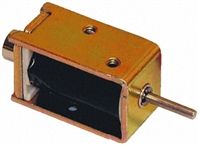 Push Action DC D-Frame Solenoid, 4mm stroke, 1.2W, 12 V dc