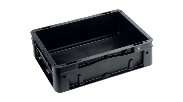 ESD transport and storage container 300 x 400 x 120 mm, 63.4312.060.992, WEZ