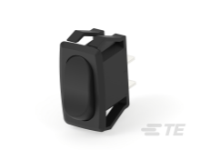 Illuminated Rocker Switch, SPST, 16A, 250VAC, Panel Mount, Quick Connect