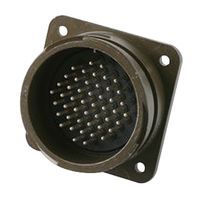 2-Position Aluminium Circular Connector, IP67, Nickel Shell, -55°C to 125°C