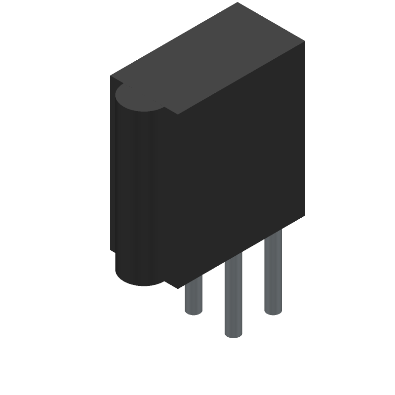 Green Dual LED Emitter, T-1, 3mm, 45° Viewing Angle