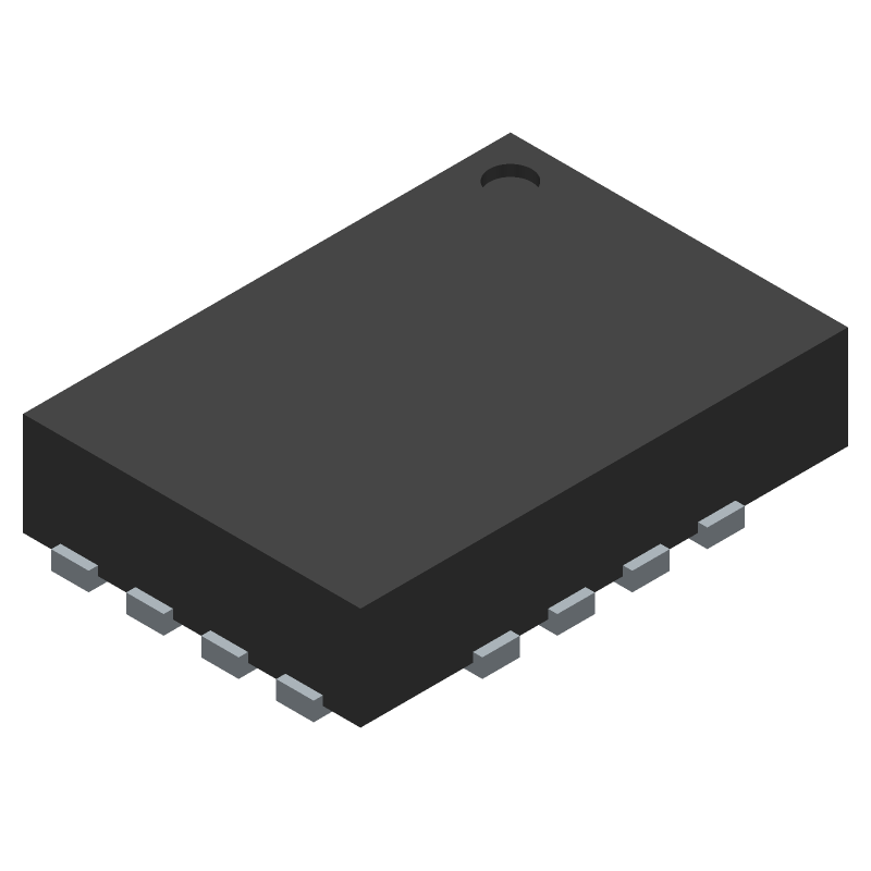 CMOS 1-Ch SPDT Multiplexer, 3 Func, 16-Pin MQFN