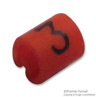TE CONNECTIVITY / RAYCHEM         STB09-3-3            CABLE MARKER, E, SIZE9, NO.3, PK30