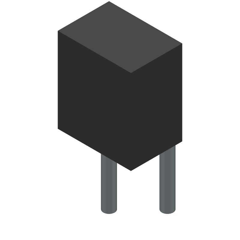 2000 Ohm Trimmer Resistor, 0.25W, 21 Turn, 3 Pin, Metal Foil