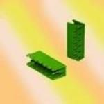 4 Pos 5mm RA Solder Header, 12A, 300V, Green