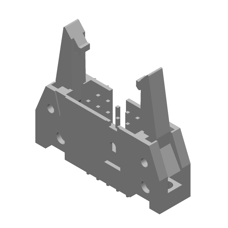 10 Pos 2 Row 2.54mm Pitch Male Header, 1A, 250V, Through Hole