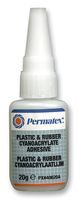 ADHESIVE, CYANO., PLASTIC+RUBBER 50G