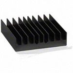 Heat Sink Passive BGA Straight SMD 10.3°C/W Black Anodized