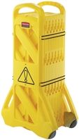 Rubbermaid Commercial Products Yellow Extendable Barrier, 1016mm x 610 mm, 3960 mm.