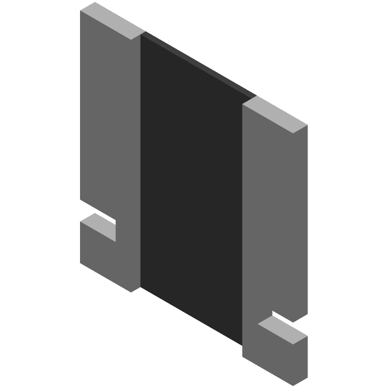Metal Strip Resistor, 3W, 1%, 5mR, 3637 SMD