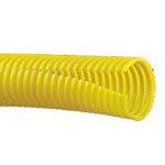 Cable Accessories Corrugated Loom Tubing Polyethylene Yellow