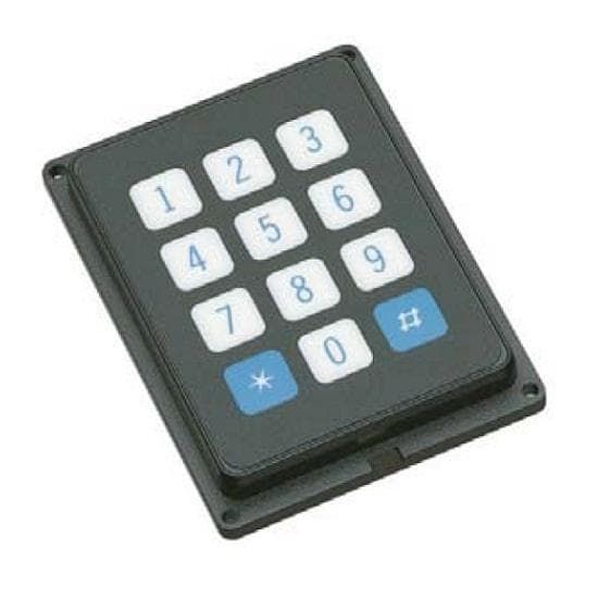 SWITCH KEYPAD 12 KEY 0.01A 24V