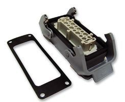 HAN Series 6-Row 16A 600V Aluminium Panel Mount Receptacle