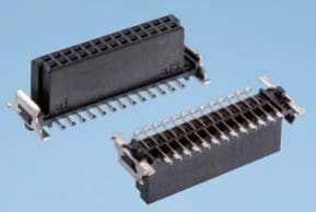 1.27mm Pitch 12 Pos 2 Row Female Header, Solder ST SMD, Black