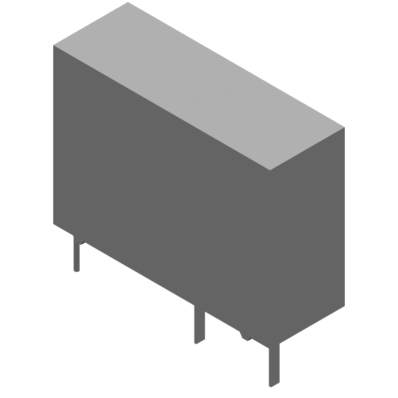 24VDC 5A SPST-NO Power Relay, THT, PC Pin