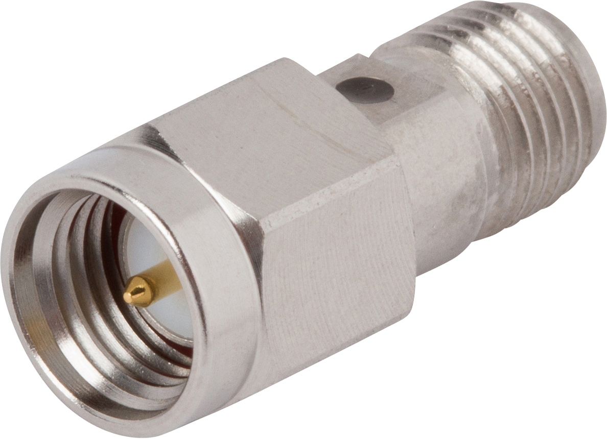 RF SMP Connector, Straight, Male/Female, 18GHz, 50R, Gold