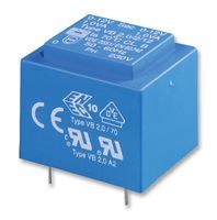 BLOCK         VB0.5/2/18            Isolation Transformer, EE 20 x 10.5, 500 mVA, 1 x 230V, 2 x 18V, 13 mA