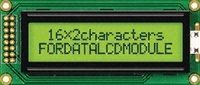 Fordata FECC1602B-RNNYBW-66SE Alphanumeric Reflective LCD Monochrome Display, 2 Rows by 16 Characters