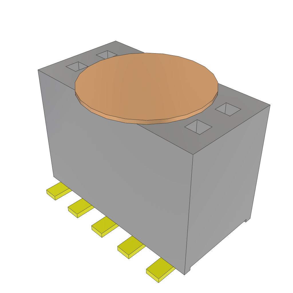 Conn Socket Strip SKT 10 POS 1.27mm Solder ST SMD Tube