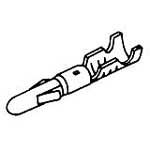 Pin Disk Drive Power Male 24-18AWG 1.5A Crimp with 99443