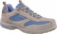 Delta Plus Antibes Safety Shoes - UK 7, Blue/Grey