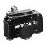 SPDT Snap Action Switch, 16A 480VAC, Roller Lever, Screw Mount