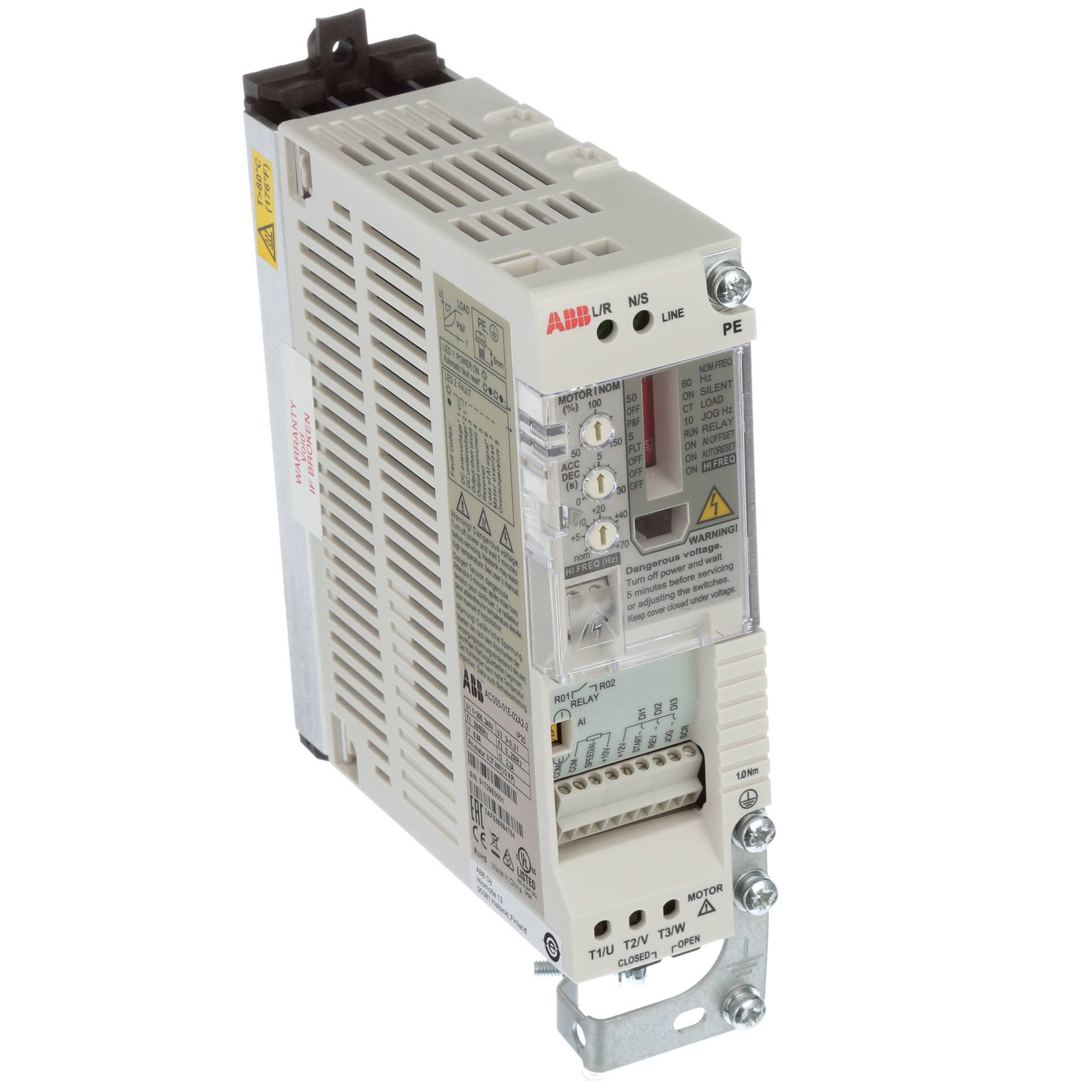 ABB   ACS55-01E-02A2-2   ACS55 MICRO DRIVE 0.37 KW