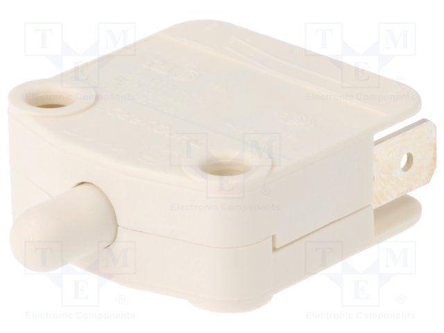 Micro switch 16 A Plunger Snap-action switch 1 make contact (NO), 1117.0106, Marquardt