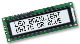 BATRON         BTHQ22005VSS-FSTF-LED WHITE             Alphanumeric LCD, 20 x 2, Black on White, 5V, Parallel, English, Japanese, Transflective