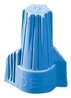 Ideal WeatherProof Series wire nut Wire Splice Connector, Blue, Insulated, Zinc Plated 16 6 AWG