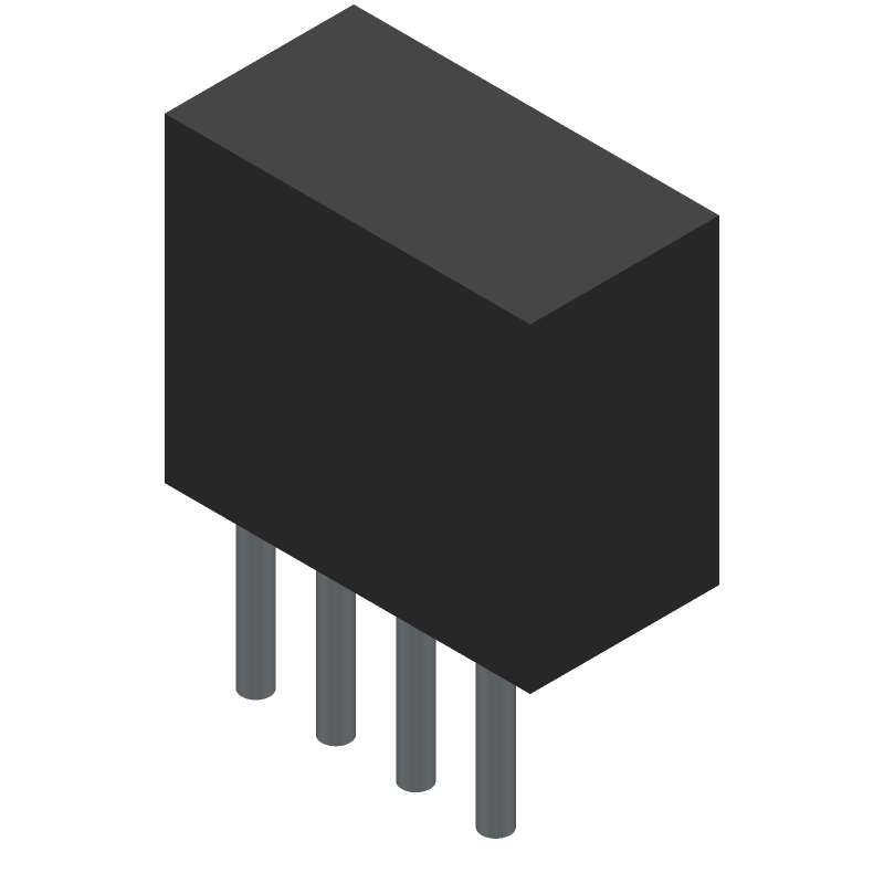 1W DC-DC Converter, 5V In, 1 Out, SIP-4, Industrial