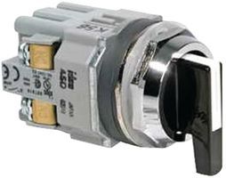 Switch Selector N.O. SPST 90° Knob 10A 440VAC 220VDC Screw 500000Cycles Panel Mount