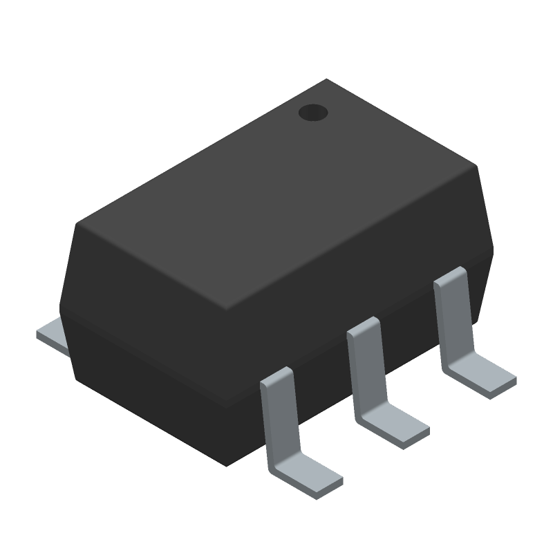Dual NPN BJT, 45V, 100mA, 100MHz, SOT-363-6