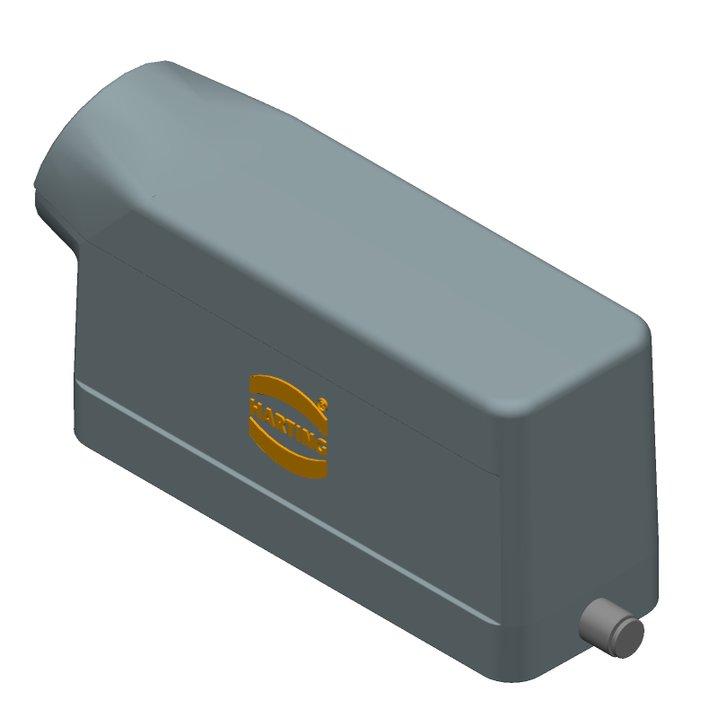 Han-Snap Metal Connector Tool, Grey, IP65, -40°C to 125°C