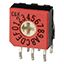 Rotary DIP Switch, 16 Pos, SP16T, 20V, Gold/Nickel Plated