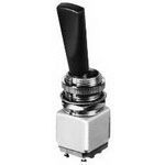 Toggle Switch, DPDT, Latched, Lever Actuator, Panel Mount-threaded,