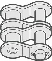 Renold Steel Roller Chain Link, Chain Type 50-2