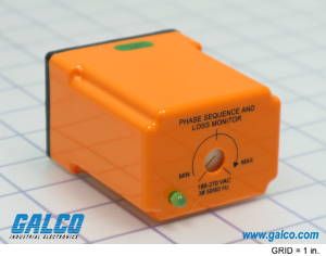Relay;  E-Mech;  Phase Monitor;  SPDT;  Cur-Rtg10A;  Ctrl-V 190-270AC;  Vol-Rtg 240AC